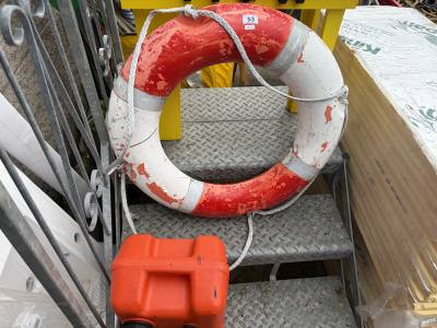 LIFE RING + FUEL CAN