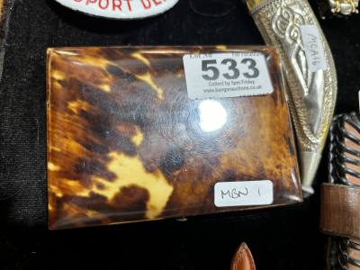 TORTOISE SHELL BOX