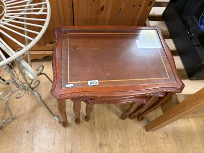 MAHOGANY TABLE NEST