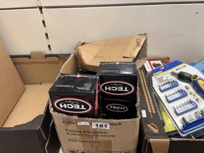 BOX OF BICYCLE REPAIR KITS
