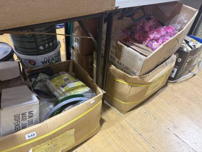 LOT OF BOXES OF END OF LINE