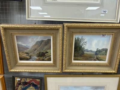PAIR OF R. B. HIGGINS OILS