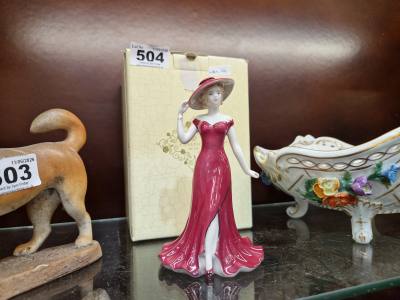 2 X COALPORT LADY FIGURINES