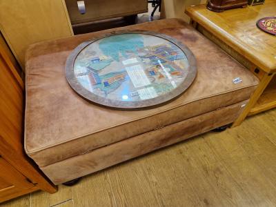 LEATHER STOOL