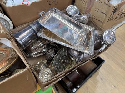 2 X BOXES OF SILVERPLATE