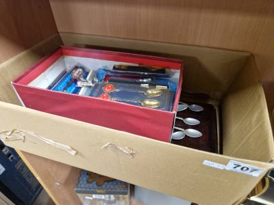 BOX OF COLLECTORS SPOONS