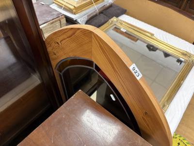 ARCH TOP PINE MIRROR