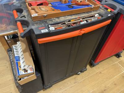 KETER TOOL CABINET + CONTENTS