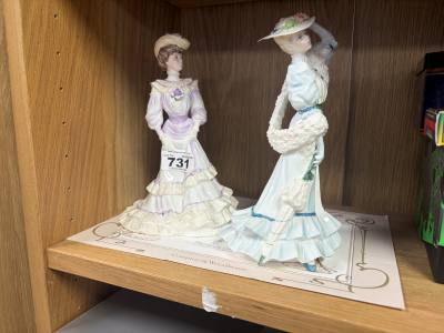 COALPORT FIGURINE + CERTIFICATE + OTHER