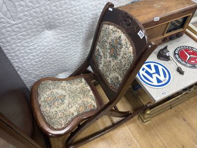 TAPESTRY ROCKING CHAIR