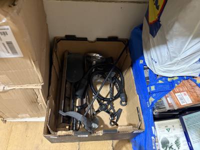 BOX OF FIRE ACCESSORIES + SHARK ATTACHMENT