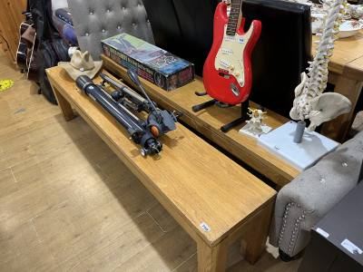 2 X OAK BENCHES