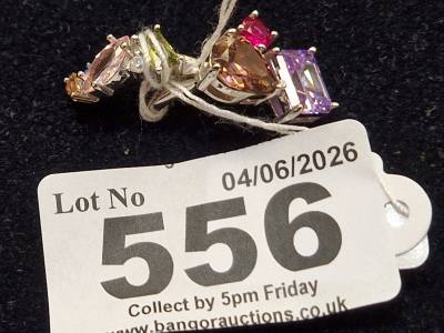 2 X SILVER DRESS RINGS