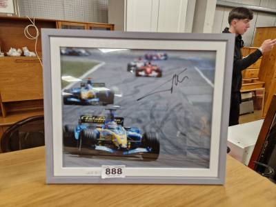 FERNANDO ALONSO SIGNED PHOTO