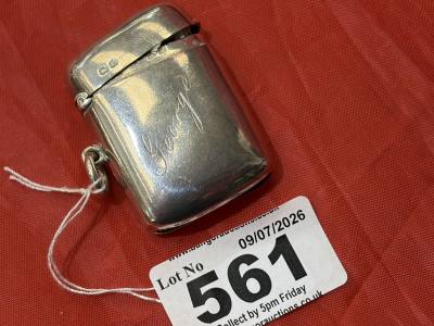 SILVER MILITARY VESTA CASE