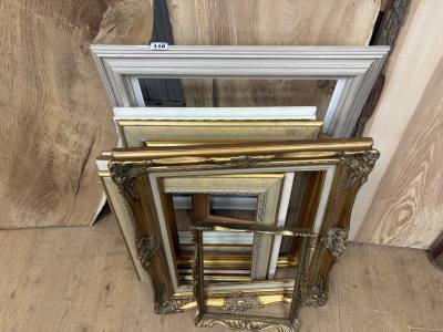 LOT OF GILT FRAMES + OTHERS