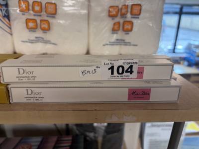 4 X 35ML DIOR PERFUME SPRAYS
