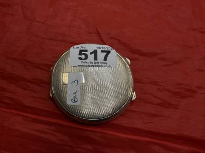 BIRMINGHAM SILVER MAKEUP DISH (47.8 GRAMS)