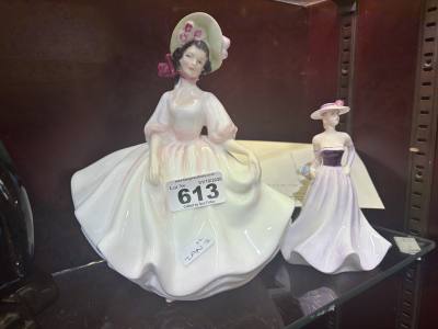 ROYAL DOULTON 'SUNDAY BEST' + COALPORT FIGURE