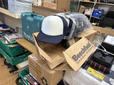 2 X BOXES OF BASEBALL CAPS