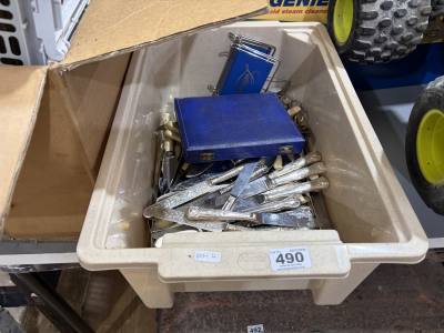 BAG OF SILVERPLATE CUTLERY