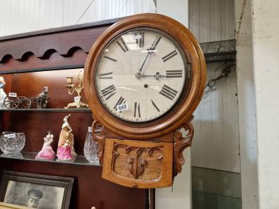 DROP DIAL WALL CLOCK