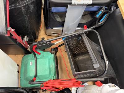 LAWN MOWER + ELECTRIC STRIMMER