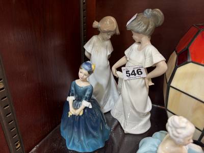 2 X NAO'S + DOULTON FIGURES