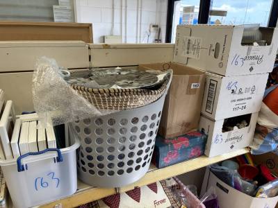 4 X BOXES OF CHINA / GLASSES