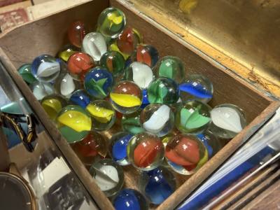 BOX OF MARBLES