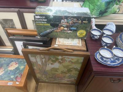 PLANT STAND + FIRESCREEN+ CAMPING STOVE 