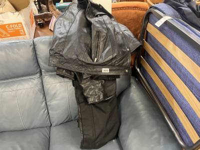 MOTORBIKE TROUSERS + JACKET + VEST