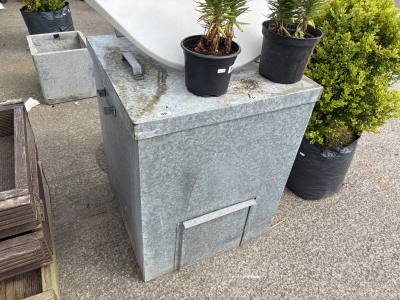 GALVANISED COAL BUNKER