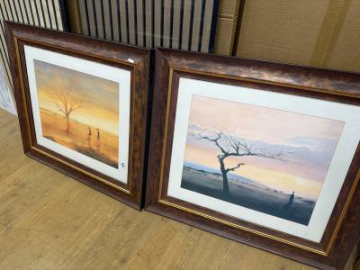 PAIR OF MODERN PRINTS