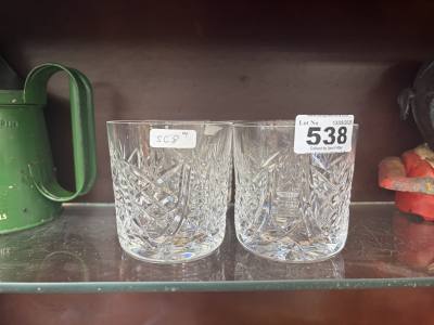 4 X WATERFORD GLASSES