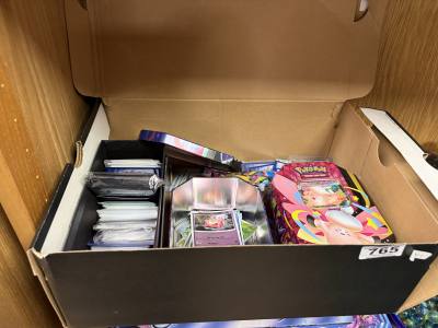 BOX OF POKEMON CARDS