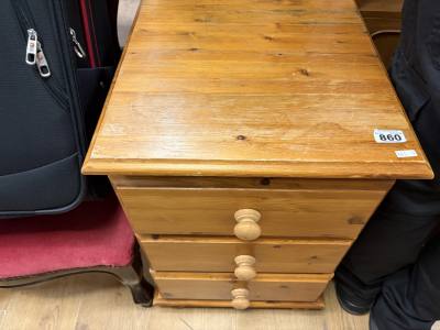 PINE BEDSIDE TABLE