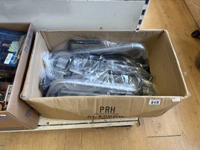 BOX OF GUITAR STANDS
