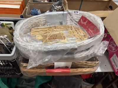 LOT OF HAMPER BASKETS