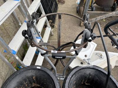 GARDEN PEDESTAL + BIKE RACK