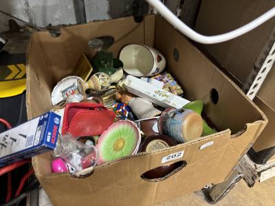 BOX LOT OF PORCELAIN