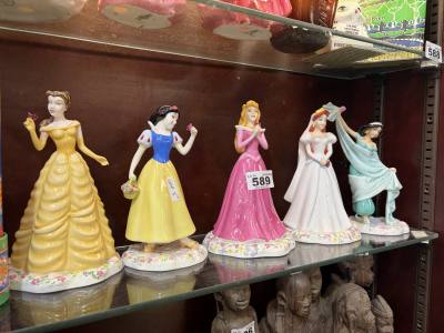 5 X ROYAL DOULTON DISNEY LADIES