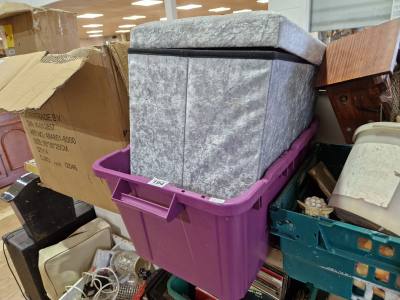 BOX OF CHINA + CRYSTAL