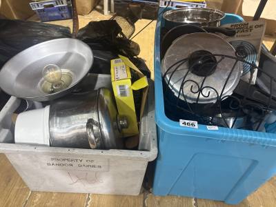 2 X BOXES OF POTS + PANS