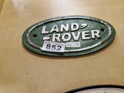 LAND ROVER SIGN