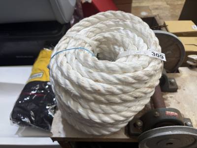 ROLL OF WHITE ROPE
