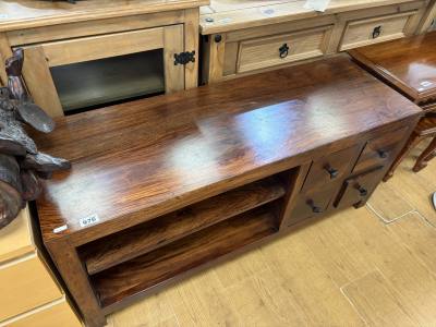 HARDWOOD TV UNIT