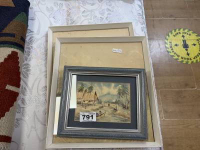 3 X ASIAN PAINTINGS