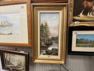 SIGNED OIL ON BOARD
