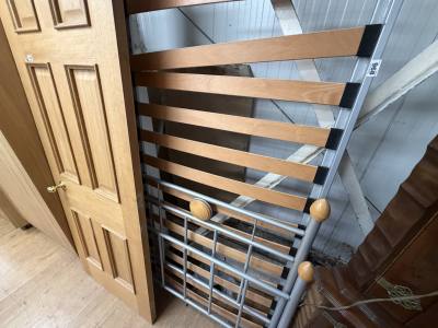 METAL FRAMED SINGLE BED 